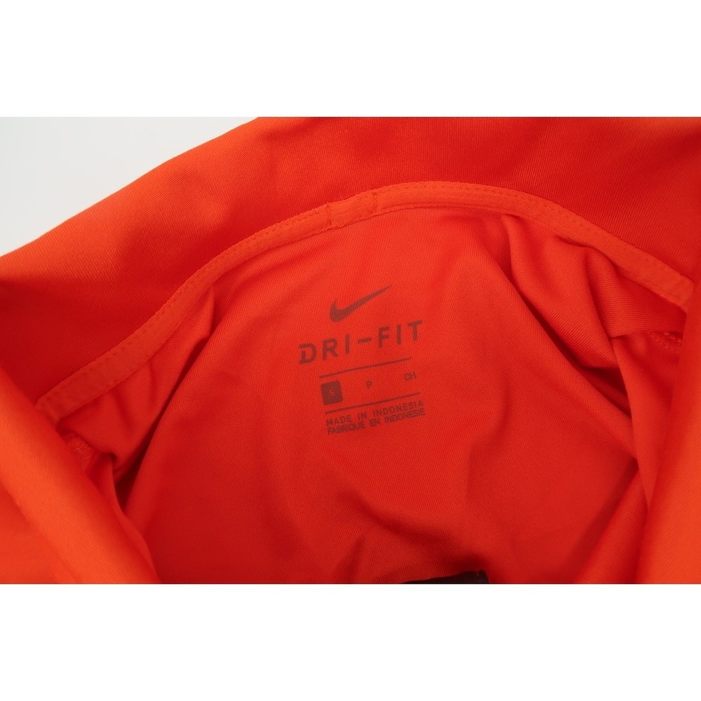 NEW Nike Clemson Tigers Polo Shirt Mens Small Orange Dri Fit Performance Golf - Picture 7 of 14